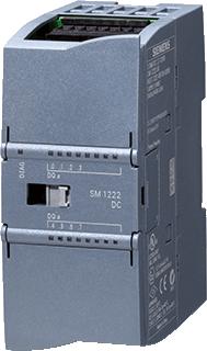 SIEMENS SIMATIC S7-1200 DIGITALE OUTPUT SM 1222 8 DO 24V DC TRANSISTOR 0.5A 