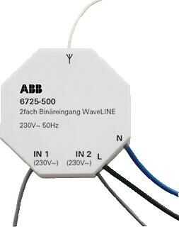 ABB BUSCH JAEGER BIN INGANG 2V 6725 230V WL