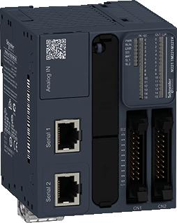 SCHNEIDER-ELECTRIC MODICON M221 CONTROLLER 32 I/O VOEDING 24VDC IN: 16 SI/SO TRA.(4 HIGH SP) + 2 X 0-10V OUT: 16 SOUR 2 SERIAL 