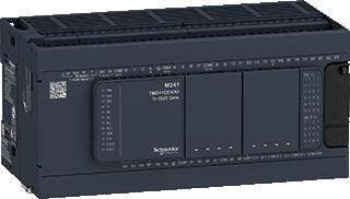 SCHNEIDER-ELECTRIC MODICON M241 CONTROLLER 40 I/O VOEDING 100-240VAC IN: 24 SI/SO TRANS.(8 HIGH SP) OUT: 4 TRANSIS. + 12 RELAIS 