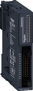 SCHNEIDER-ELECTRIC MODICON TM3 DIGITALE I/O MODULE 16-OUTPUTS PNP 24VDC AANSL. D.M.V. CONNNECTOR HE10 T.B.V. M221/M241/M251 