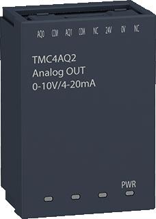 SCHNEIDER ELECTRIC MODICON M241 CARTRIDGE 2 ANALOGE UITGANGEN 0-10V 2-20MA 16 BITS