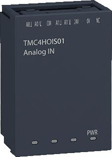 SCHNEIDER-ELECTRIC MODICON M241 HOISTING TOEPASS. 1 ANALOGE INPUT CARTRIDGE M241 I/O UITBREIDING INPUT: 0...10V-020MA-420MA 