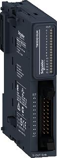 SCHNEIDER-ELECTRIC MODICON TM3 DIGITALE I/O MODULE 16-OUTPUTS NPN 24VDC AANSL. D.M.V. CONNNECTOR HE10 T.B.V. M221/M241/M251 