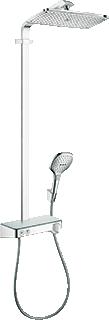 HANSGROHE RAINDANCE E / SHOWERTTABLET SELECT 300 DOUCHECOMBINATIE 360MM HOOFDDOUCHE 380MM ARM 1JET THERMOSTAAT CHROOM