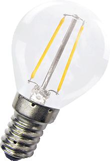 BAILEY LED FILAMENT G45 E14 240V 1.8W 2700K LED-LAMP KOGEL HELDER WARMWIT 25000U 180LM L 78MM 