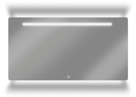 LOOOX ML2-LINE SPIEGEL LED ONDER+BOVEN EN GEINTEGREERD LED VERLICHTING 80 BR X 70 H. CM 