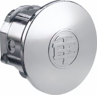 SCHNEIDER-ELECTRIC ZB4SZ BLINDSTOP ROND VERCHROOMD METAAL TE GEBRUIKEN MET ZB4BZ009 (APART BESTELLEN) INBOUWMAAT: 22 MM ROND