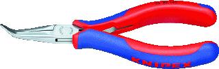 KNIPEX VLAKBEKTANG TOTALE LENGTE 145MM GREEPUITVOERING 2-COMPONENTEN GEISOLEERD GEWICHT 102G 