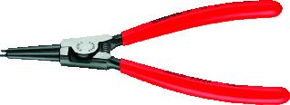 KNIPEX 4611 BORGRINGTANG RECHT LENGTE 180MM GESCHIKT VOOR BUITENLIGGENDE BORGRI MAAT A2 SPANBEREIK 19 60MM GEISOLEERD NORM DIN 5254 A AFWERKING ZWART GEATRAMENTEERD