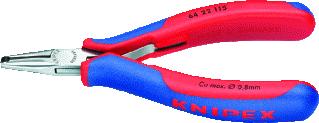 KNIPEX 6422 KOPKNIPTANG LENGTE 115MM GEISOLEERD MAX. KNIPDIAM. ZACHTE DRAAD 0.8MM NORM DIN ISO 9654 