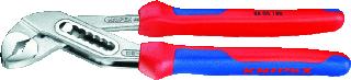 KNIPEX ALLIGATOR WATERPOMPTANG LENGTE 180MM SCHARNIER DOORSTEEKSCHARNIER GEISOLEERD GREEPUITVOERING 2-COMPONENTEN OPPERVLAKTEBESCHERMING VERCHROOMD MAX. BEKOPENING 42MM