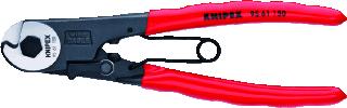 KNIPEX 9561 KABELSCHAAR UITVOERING/BEDIENING MECHANISCH. EENHAND GESCHIKT VOOR MAX. KABELDIAMETER 3MM MAX. KABELDOORSNEDE 7MM2 GESCHIKT VOOR FIJNDRADIGE GELEIDERS GESCHIKT VOOR MEERDRAADS GELEIDER GREEPUITVOERING 