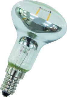 BAILEY LED FILAMENT R50 E14 240V 2W 2700K LED-LAMP REFLECTOR HELDER WARMWIT 25000U 220LM L 90MM 