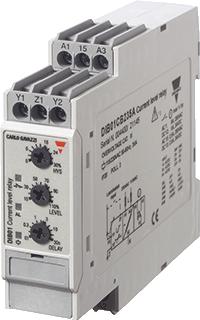 CARLO GAVAZZI STROOM BEWAKINGS RELAIS 1-10A AC/DC VOEDING 115/230VAC