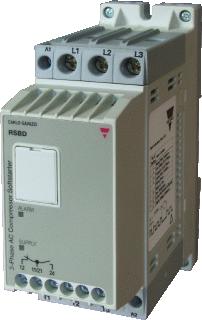 CARLO GAVAZZI SOFT STARTER VOOR SCROLL COMPRESSOREN 3-F 110...400VAC 37A 18,5KW 110-400VAC INTERNE BY-PASS ZELFLEREND IP20 +REL