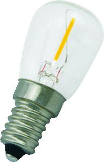 BAILEY LED FILAMENT P26X58 E14 240V 0.5W 2700K LED-LAMP SCHAKELBORD HELDER WARMWIT 25000U 30LM L 58MM 