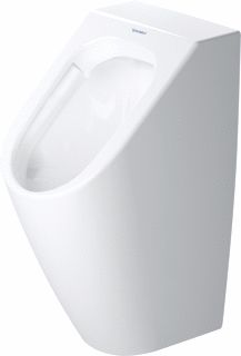 DURAVIT URINOIR RIMLESS 0,5 L MET VLIEG ELEKTRONISCH NETWERKVOEDING VERDEKTE TOEVOER AFVOER HORIZ INCL STURING EN BEVESTIGING WIT 