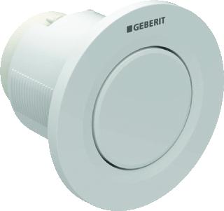 GEBERIT INBOUWDRUKKER TYPE01 PNEUMATISCH GROTE SPOELING ALPIEN WIT 