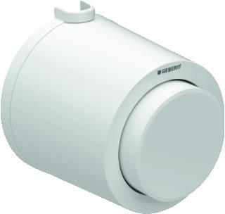 GEBERIT OPBOUWDRUKKER TYPE01 PNEUMATISCH GROTE SPOELING OPBOUWDRUKKER ALPIEN WIT 