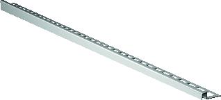 ACO SHOWERSTEP TEGELPROFIEL LINKS GESLEPEN 1490MM H=10MM 90107241