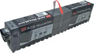 ACO HEXDRAIN 2.0 GARAGEPACK 3 MTR M.ROOSTER ZWART 129MM 3190