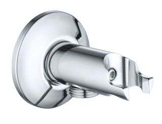 GROHE SENA TRIGGER SPRAY OPBOUWSTOPKRAAN 1/2 MET WANDDOUCHE HOUDER ROZET AANSLUITING ½. GROHE STARLIGHT VERCHROOMD. 