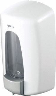 GEESA HOTEL ZEEPDISPENSER ABS WIT 1000 ML