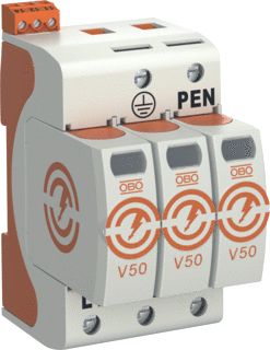 OBO COMBICONTROLLER V50 3-POLIGE UITVOERING MET FS 150V POLYAMIDE PA 