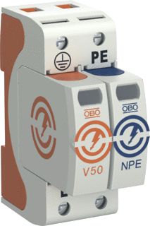 OBO COMBICONTROLLER V50 1-POLIGE UITVOERING MET NPE 150V POLYAMIDE PA 