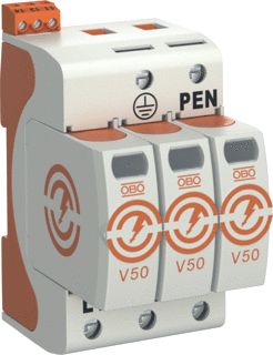 OBO COMBICONTROLLER V50 3-POLIGE UITVOERING MET FS 320V POLYAMIDE PA 