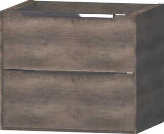 WAVEDESIGN CASSINO WASTAFELONDERBOUWKAST 60 CM 2 LADEN SOFTCLOSE GREY OAK