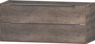 WAVEDESIGN CASSINO WASTAFELONDERBOUWKAST 120 CM 2 LADEN SOFTCLOSE GREY OAK