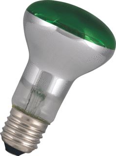 BAILEY BAICOLOUR LED FILAMENT LAMP REFLECTOR R63 E27 4W GROEN CRI70-79 HELDER 200LM 220-240V AC 120D 63X102MM FEEST VERLICHTING 