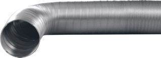 NEDCO SEMIDEC FLEX.SLANG 127MM 3,0M BLANK/ALUMINIUM 