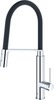 GROHE CONCETTO KEUKENMENGKRAAN EENGREEPS PROFESSIONELE SPRAY 510MM HOOGTE 235MM VOORSPRONG UITLOOP FLEXIBEL CHROOM