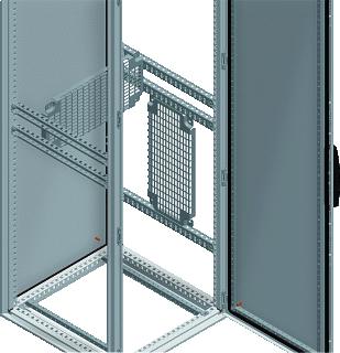 SCHNEIDER ELECTRIC SPACIAL SF GEPERFOREERDE MONTAGEPLAAT 600MM