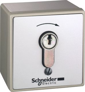 SCHNEIDER ELECTRIC XAP-S INBRAAKVEILIG KASTJE SLEUTELSCHAKELAAR 0-1 VASTE POSITIE 1M UITTREKPOSITIE SLEUTEL LINKS