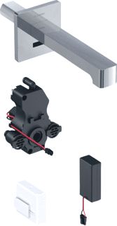 GEBERIT ELEKTRONISCHE KRAAN INFRAROOD ZELFSLUITEND 3/8 BATTERIJ MESSING VOORSPONG 220MM CHROOM-LOOK 