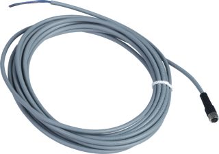 SCHNEIDER-ELECTRIC XZCP CONNECTORKABEL M8 CONNECTOR 3-POLIG RECHT PVC KABEL FEMALE METALEN BEVESTIGINGSMOER 5 METER KABEL