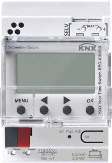 SCHNEIDER ELECTRIC M KNX JAARSCHAKELKLOK 4-324 DCF-77 