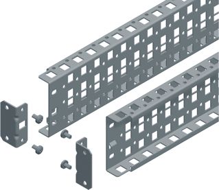 SCHNEIDER ELECTRIC SPACIAL SF / SM UNIVERSELE DWARSSTIJLEN 90MM VOOR KAST 1000MM 2 STUKS