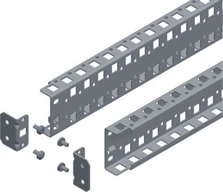 SCHNEIDER ELECTRIC SPACIAL SF / SM UNIVERSELE DWARSSTIJLEN 65MM VOOR KAST 600MM 2 STUKS