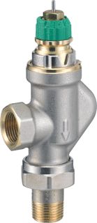 DANFOSS DYNAMIC VALVE THERMOSTATISCHE RADIATORAFSLUITER HAAKS VERKEERD 3/8 INSTELBAAR DEBIET VAN 25 135 L/H RA-DV