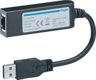 HAGER USB-ETHERNET INTERFACE VOOR AGARDIO.MANAGER 