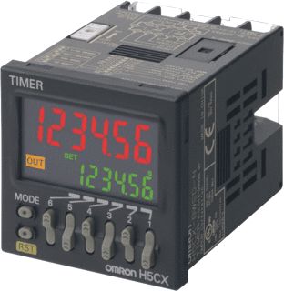 OMRON TMER 48X48MM MULTIFUNCTIE 24VAC/12-24VDC IN: TRANSISTOR/CONTACT UIT: 1 X W SCHROEFAANSLUITING 