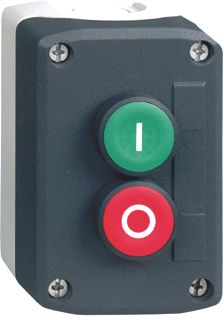 SCHNEIDER ELECTRIC HARMONY XAL-D DRUKKNOPKAST FUNCTIE START / STOP 22MM DONKERGRIJS