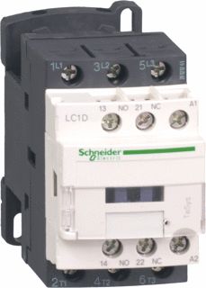 SCHNEIDER ELECTRIC TESYS D CONTACTOR 3M AC-3 440V/25A 1M/1V SPOEL: 380V AC