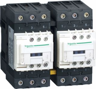 SCHNEIDER ELECTRIC TESYS D OMKEERCONT. 40A 3M/HC:M+V MECHANISCH VERG.-STUURSPANNING: 24VAC