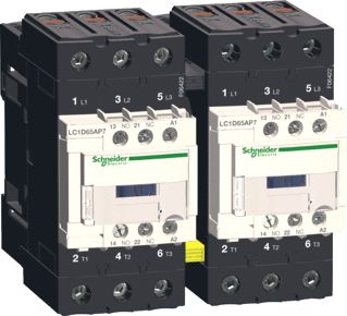 SCHNEIDER ELECTRIC TESYS D OMKEERCONT. 65A 3M/HC:M+V MECHANISCH VERG.-STUURSPANNING: 230VAC